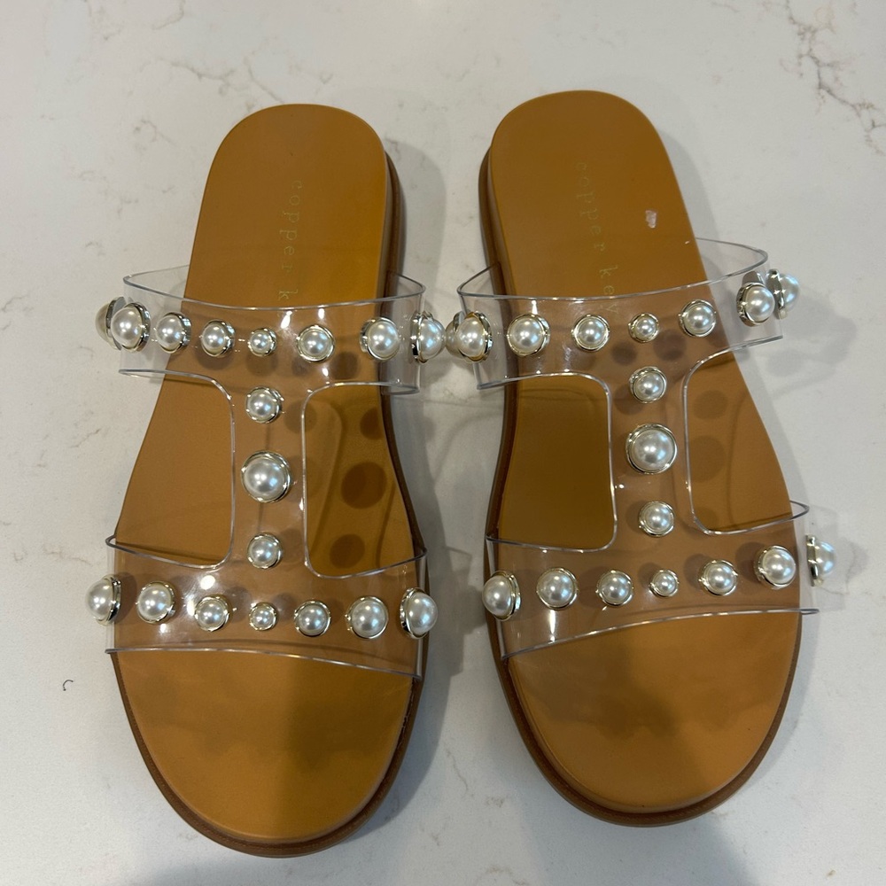 Copper Key sandals, new size 7